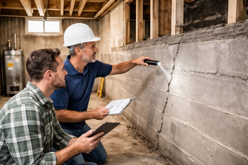 Basement Crack Repair in Camden County, NJ