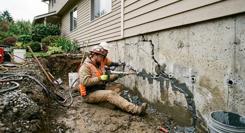 Basement Foundation Repair in Ardmore, PA