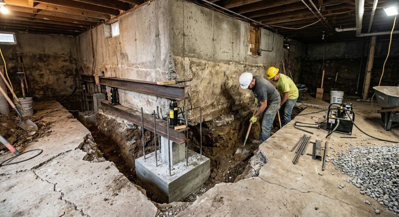 Basement Underpinning in Camden County, NJ