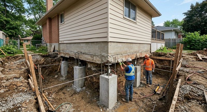 Basement Underpinning in Camden County, NJ