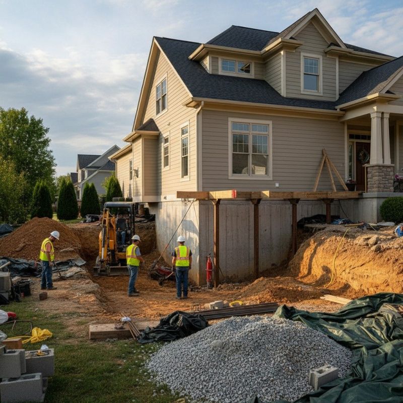 Building Foundation Repair in Bryn Mawr, PA