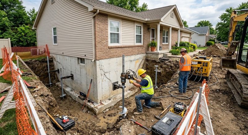 Building Foundation Repair in Cherry Hill, NJ