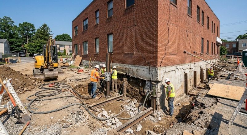 Building Foundation Repair in Havertown, PA