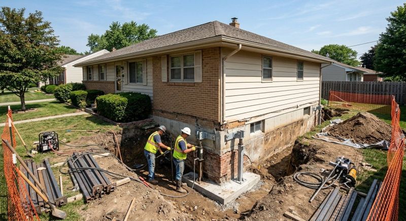 Building Foundation Repair in Media, PA