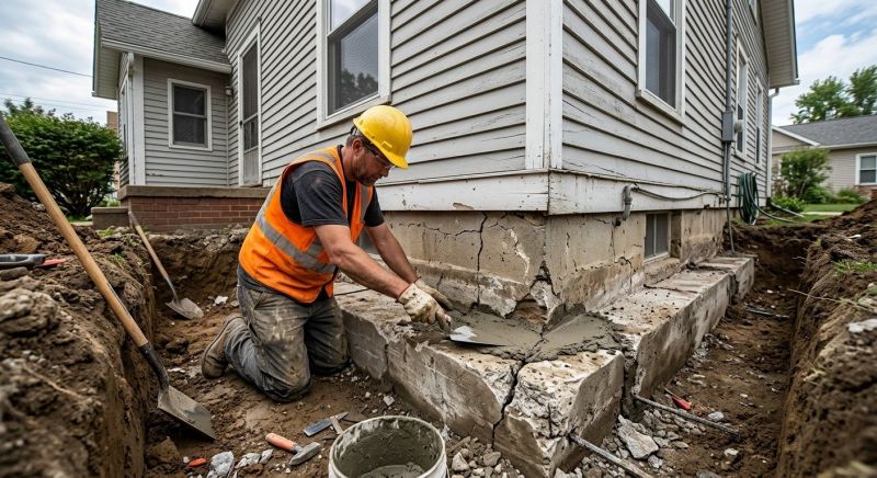 Concrete Foundation Repair in Chester, PA