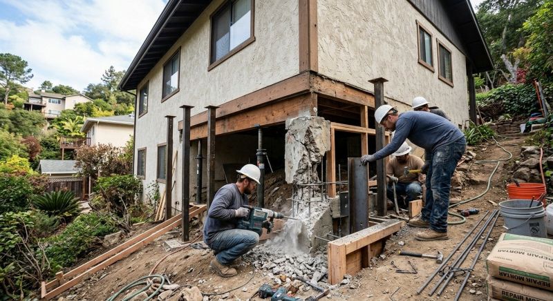 Concrete Foundation Repair in Clifton Heights, PA
