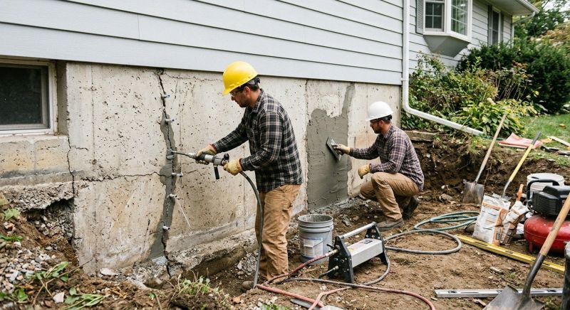 Concrete Foundation Repair in Elkins Park, PA