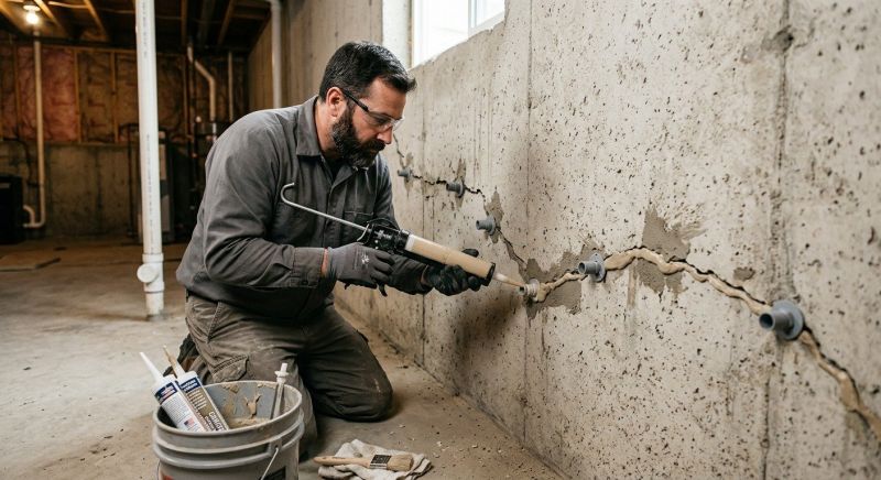 Cracked Foundation Repair in Ardmore, PA