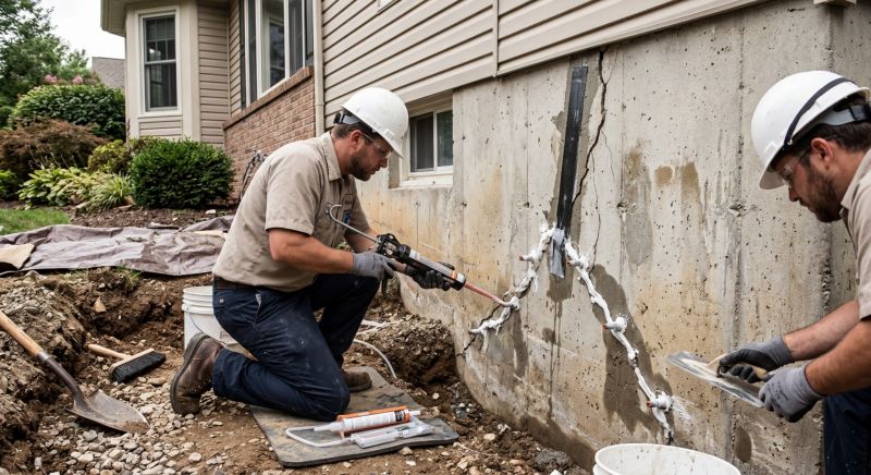 Cracked Foundation Repair in Cherry Hill, NJ