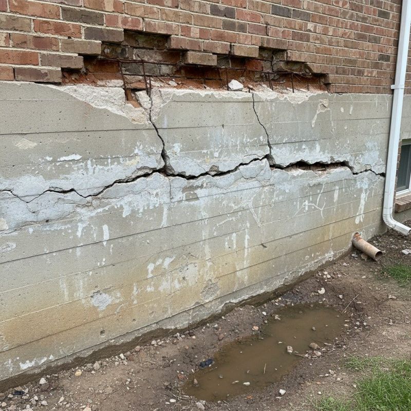 Cracked Foundation Repair in Huntingdon Valley, PA
