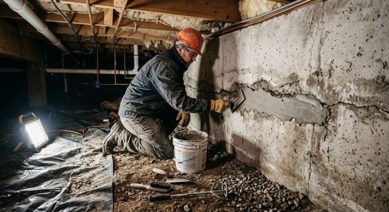 Cracked Foundation Repair in Woodstown, NJ