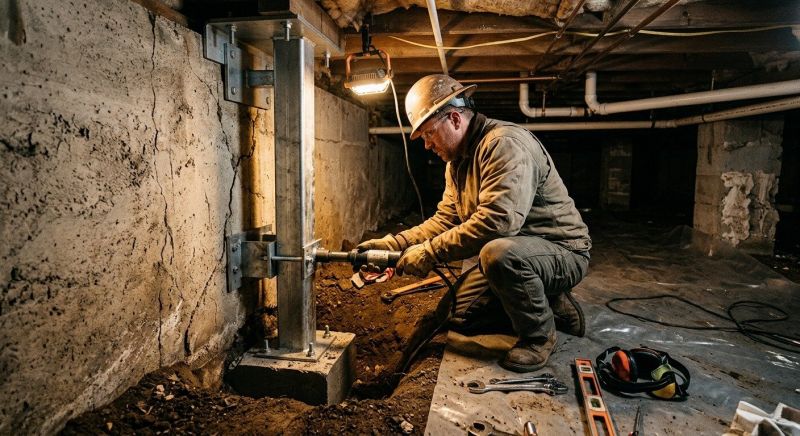 Crawlspace Foundation Repair in Chester, PA