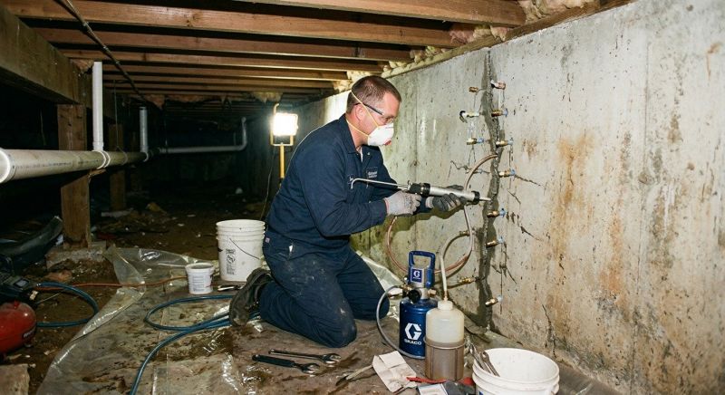 Crawlspace Foundation Repair in Media, PA