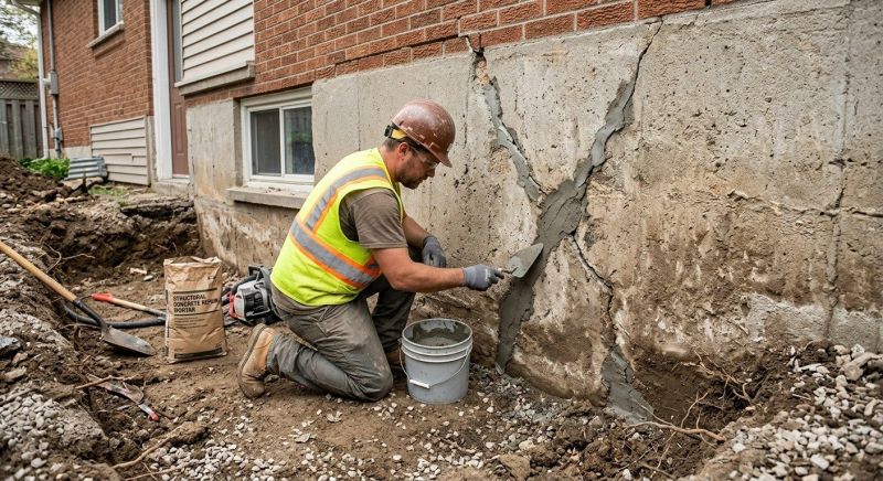Foundation Crack Repair in Florence, NJ