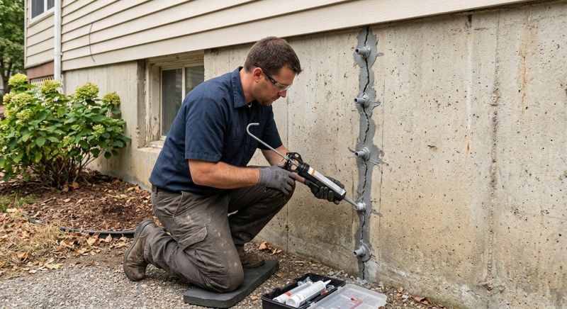 Foundation Crack Sealing in Camden County, NJ