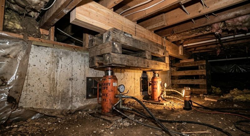 Foundation Jacking in Ardmore, PA