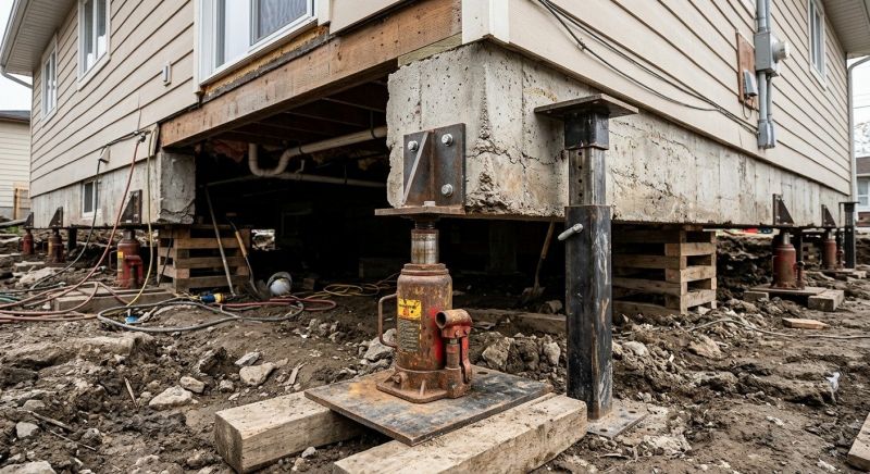 Foundation Jacking in Audubon, NJ