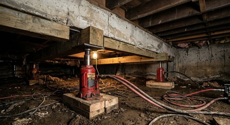 Foundation Jacking in Audubon, NJ
