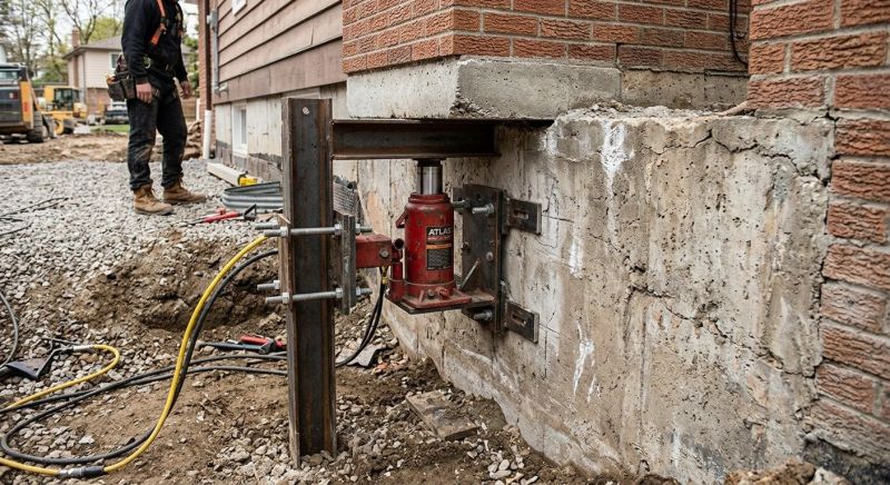 Foundation Jacking in Cheltenham, PA