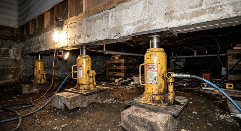 Foundation Jacking in Chester, PA