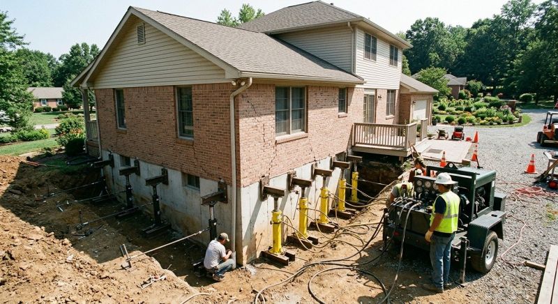 Foundation Jacking in Chester, PA