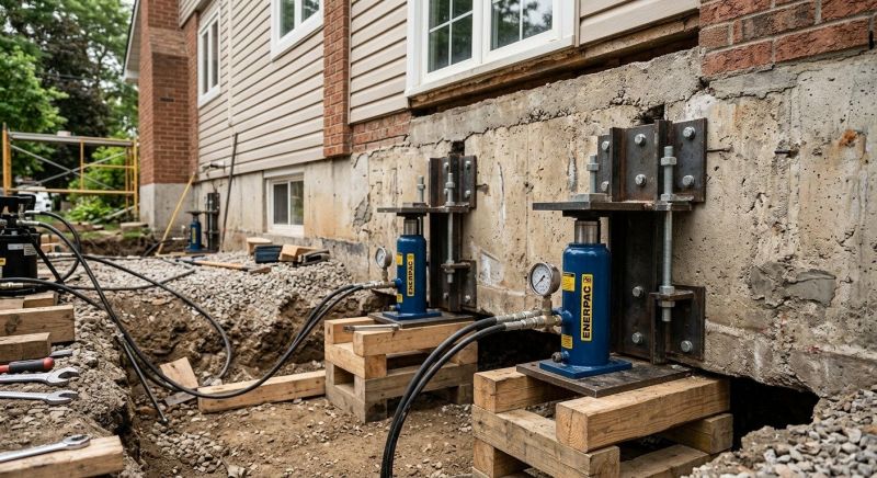 Foundation Jacking in Delaware County, PA
