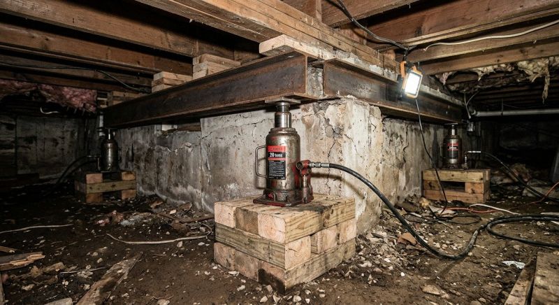Foundation Jacking in Gladwyne, PA