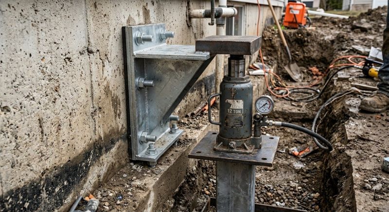 Foundation Jacking in Media, PA