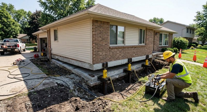 Foundation Lifting in Cherry Hill, NJ