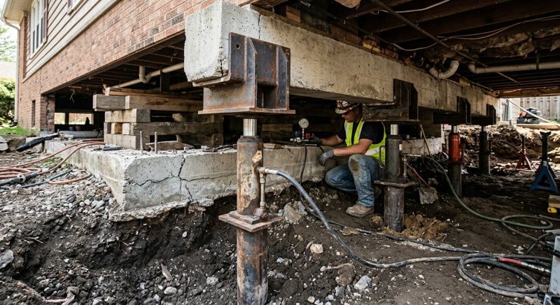 Foundation Lifting in Monroeville, NJ