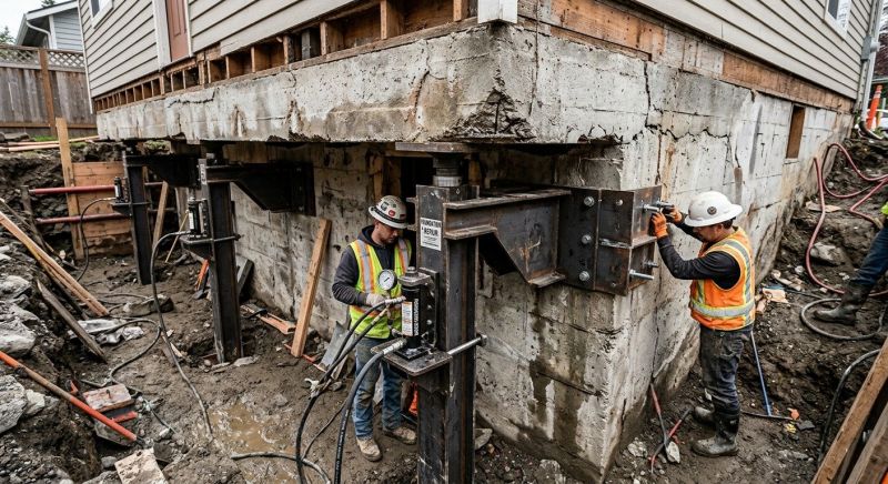 Foundation Lifting in Sewell, NJ