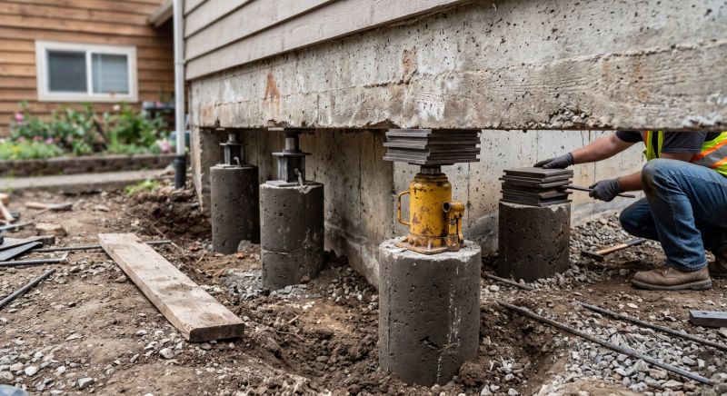 Foundation Pier Leveling in Camden County, NJ