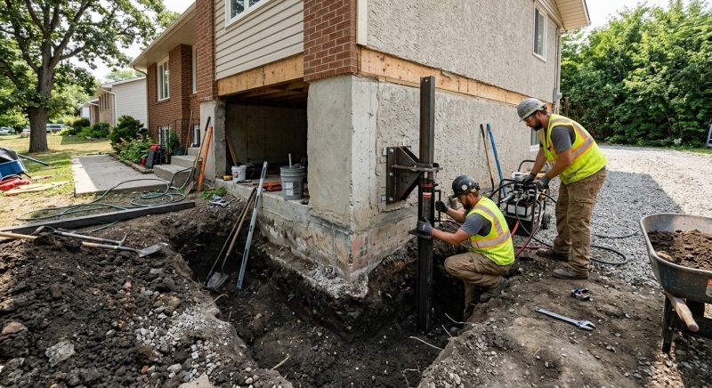 Foundation Pier Repair in Camden County, NJ