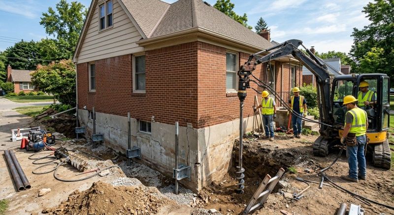 Foundation Stabilizing in Ardmore, PA