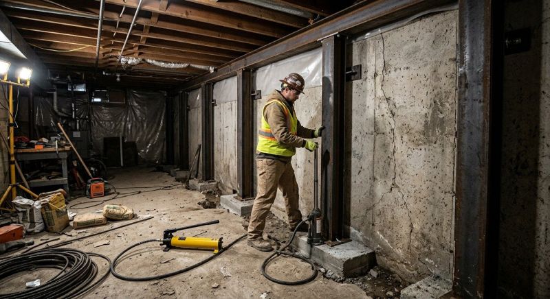 Foundation Stabilizing in Havertown, PA