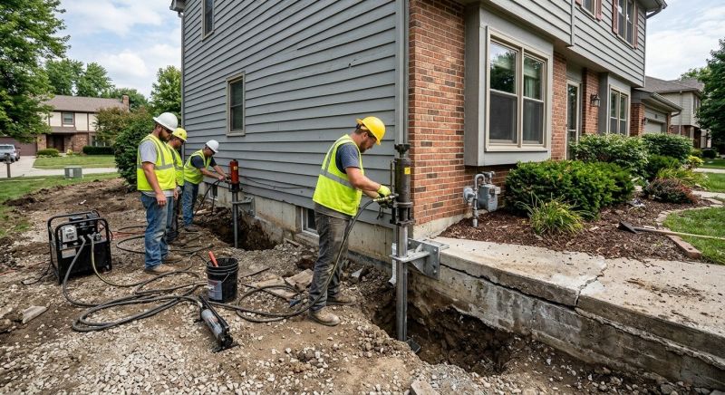 Foundation Stabilizing in Philadelphia, PA