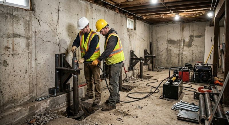 Foundation Stabilizing in Upper Darby, PA