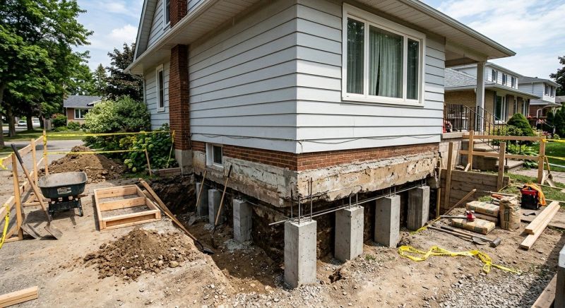Foundation Underpinning in Camden County, NJ