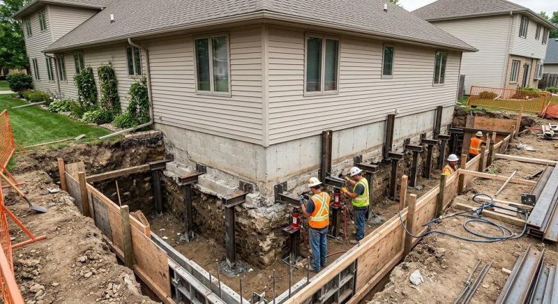 Foundation Underpinning in Camden County, NJ