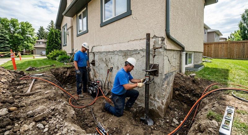 Helical Piers Installation in Camden County, NJ