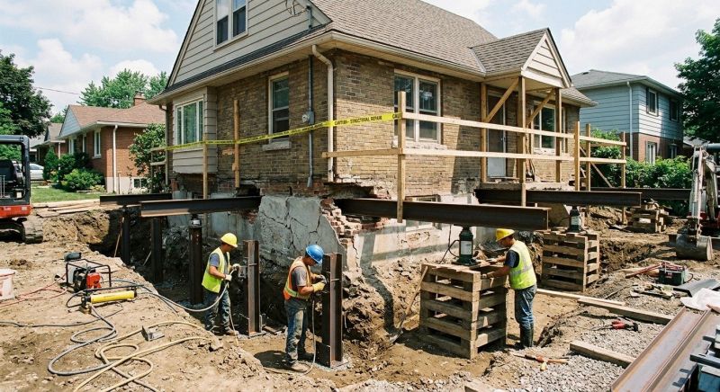 House Foundation Repair in Gloucester County, NJ