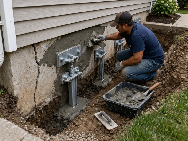 House Foundation Repair in Mount Laurel, NJ