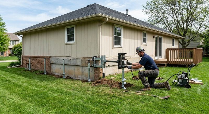 Settling Foundation Service in Ardmore, PA