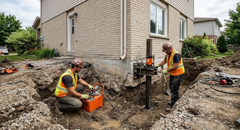 Sinking Foundation Lifting in Camden County, NJ