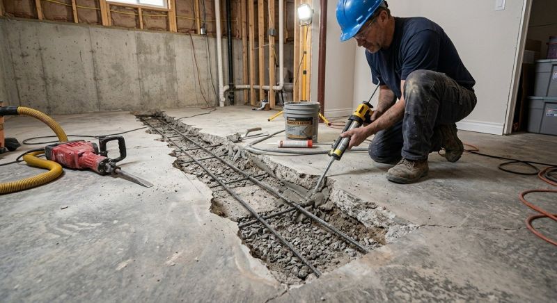 Slab Foundation Repair in Camden County, NJ