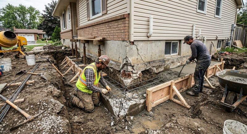 Slab Foundation Repair in Camden County, NJ